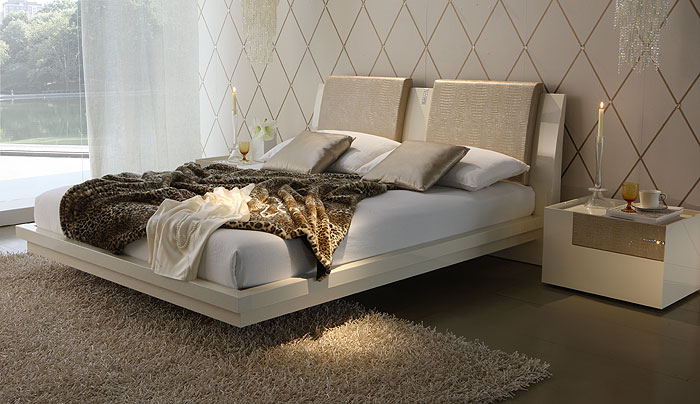 следующая кровать FLY спальня Diamond Avorio